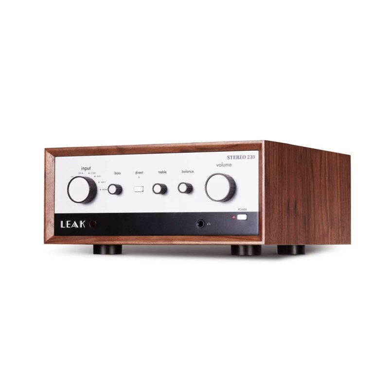 Vollverstärker HDMI ARC Phono DAC 2x115W,LEAK Stereo 230 Walnuss,GEPRÜFT WIE NEU