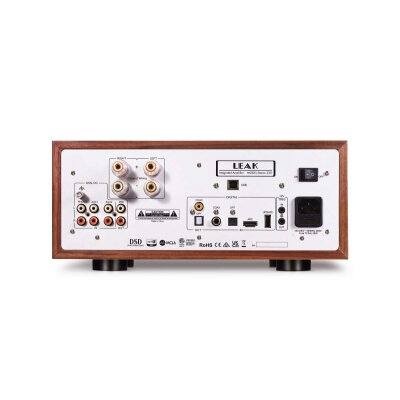 Vollverstärker HDMI ARC Phono DAC 2x115W,LEAK Stereo 230 Walnuss,GEPRÜFT WIE NEU