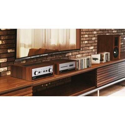 Vollverstärker HDMI ARC Phono DAC 2x115W,LEAK Stereo 230 Walnuss,GEPRÜFT WIE NEU