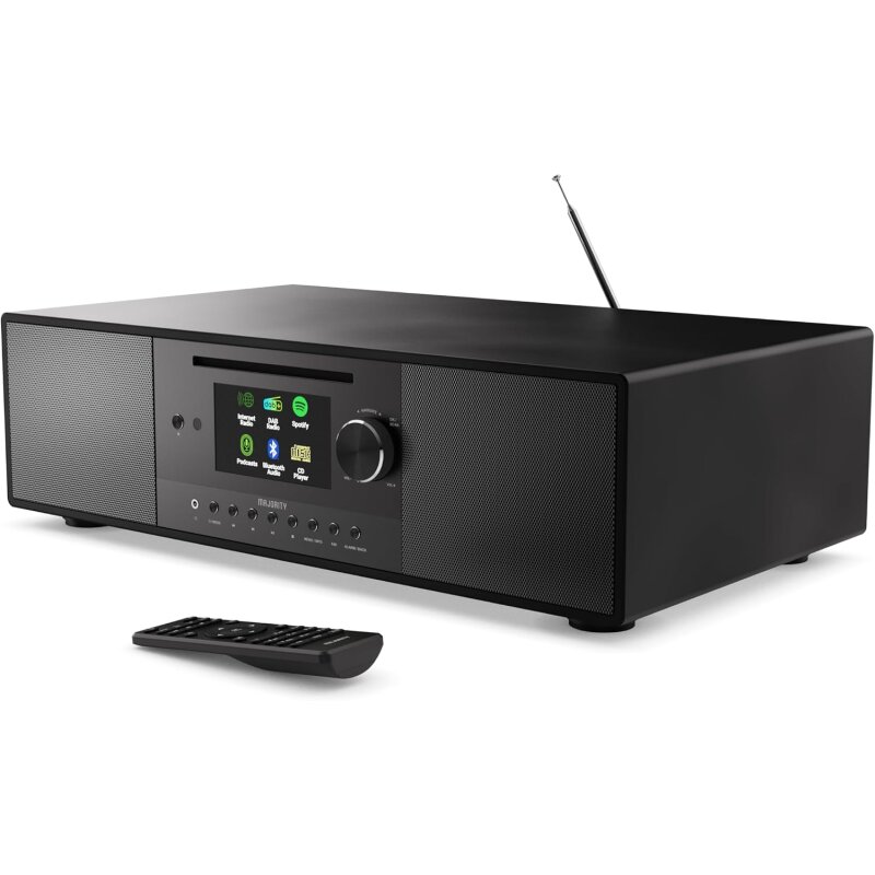 Internetradio, Majority Quadriga Maxi 200W CD DAB+ Spotify Bluetooth, WIE NEU