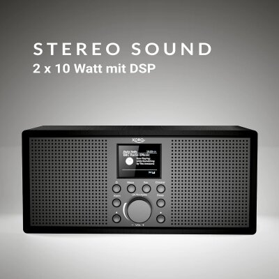 Internetradio WLAN XORO DAB 700 IR, Spotify Bluetooth 2x10W GEPRÜFT NEUTRAL