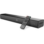 TV Soundbar 120W 2.1 Bluetooth HDMI ARC, HEYMELL Voyager 202 GEPRÜFT - GUT