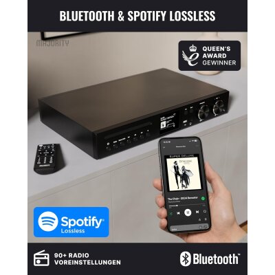 Internetradio DAB+ WLAN , MAJORITY Fitzwilliam Connect CD Spotify GEPRÜFT - GUT