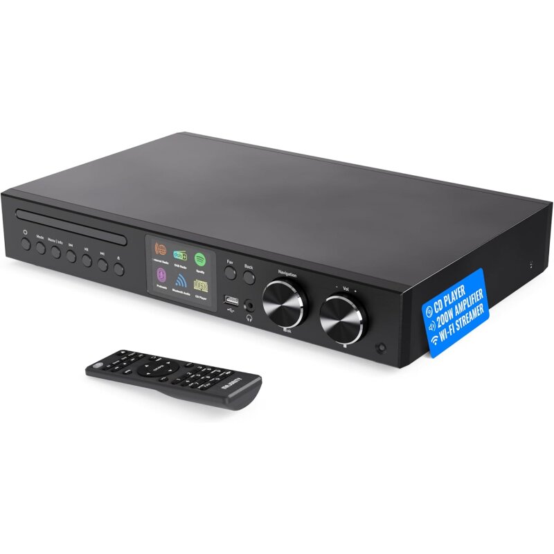 Kompaktanlage MAJORITY Fitzwilliam AMP CONNECT CD DAB+ WLAN GEPRÜFT - WIE NEU