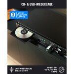 Kompaktanlage MAJORITY Fitzwilliam AMP CONNECT CD DAB+ WLAN GEPRÜFT - WIE NEU